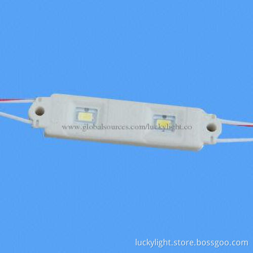 Waterproof 2 LEDs 5630 Module, Linear Shape, 12V DC Voltage